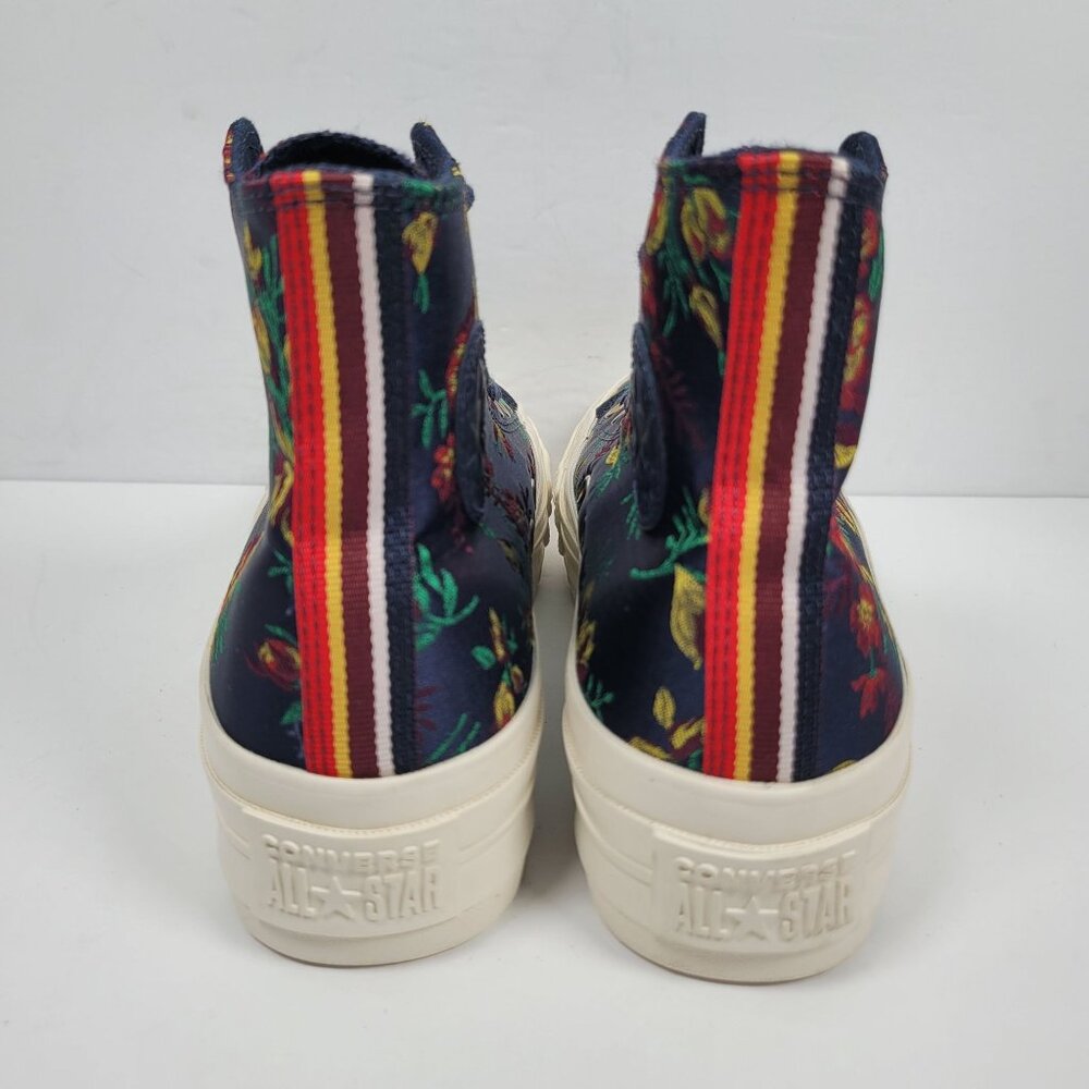 Converse Women's Floral High-Top Platform Sneakers 561654C US Size 5 - Picture 4 of 8